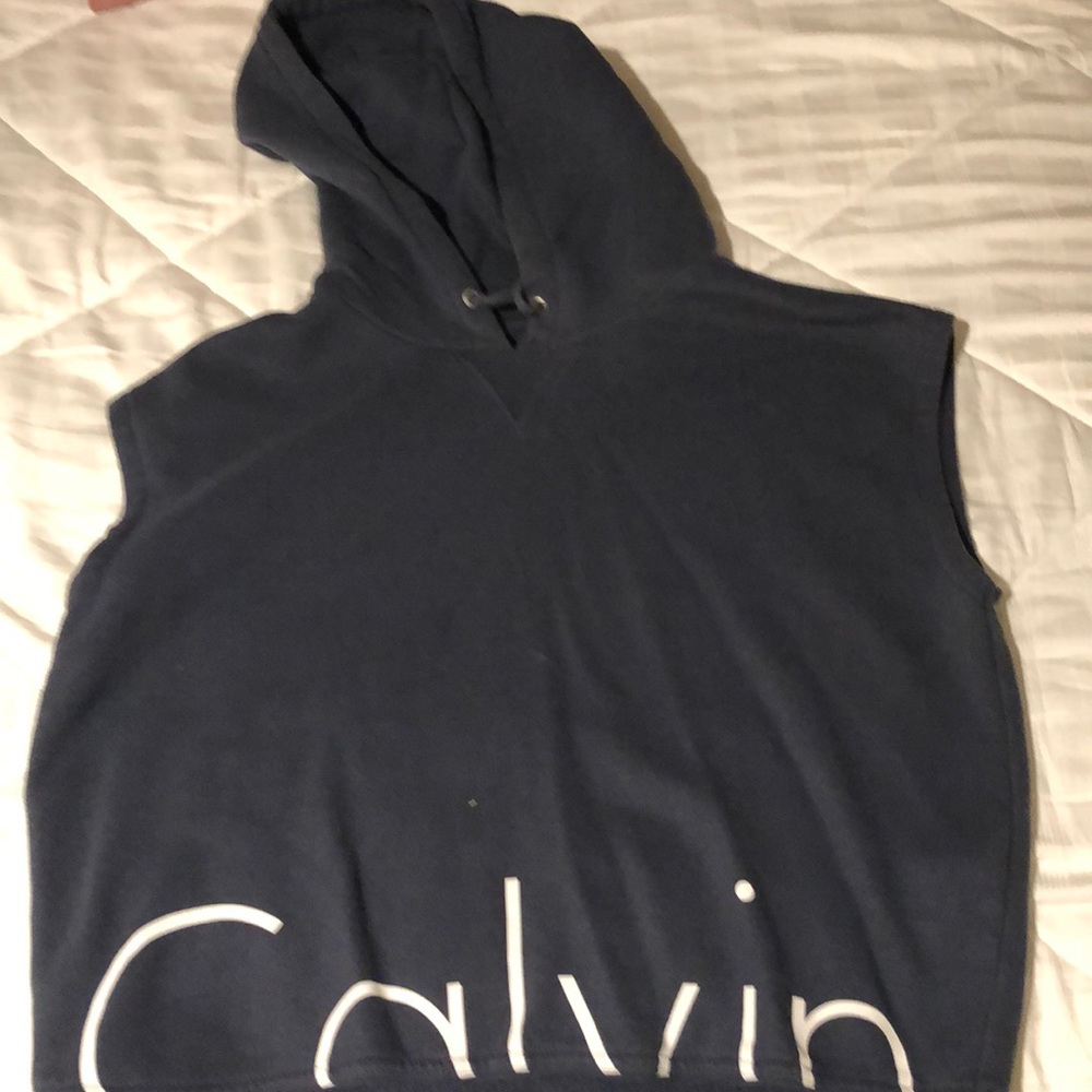 Size small crop sweatshirt from Calvin Klein